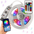 RGB LED lente ar Bluetooth, lietotni un tālvadības pulti, 5 m