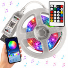 RGB LED lente ar Bluetooth vadību, lietotni un tālvadības pulti, 10 m