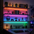 RGB LED lente ar Bluetooth vadību, lietotni un tālvadības pulti, 10 m