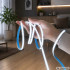 Pašlīmējoša LED lente ar slēdzi, auksti balta gaisma, USB 5 V, 3 m