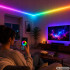 RGB LED lente ar tālvadības pulti, lietotni un Music Sync, 10 m, 12 V, 5050RGB