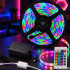 RGB LED lente ar tālvadības pulti, lietotni un Music Sync, 10 m, 12 V, 5050RGB