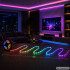 RGB LED lente ar tālvadības pulti, lietotni un Music Sync, 10 m, 12 V, 5050RGB
