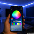 Elastīga RGBIC LED neona lente ar Bluetooth, lietotni, tālvadības pulti un USB, 360°, 5m