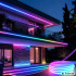 Neona LED lente ar Bluetooth, lietotni un tālvadības pulti, RGB, ūdensizturīga lietošanai telpās un ārā, 10 m