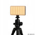 Kabatas LED RGB-W fotografēšanas lampa ar 138 LED, 2700K–6500K, 12cm x 7cm x 2cm