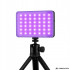 Kabatas LED RGB-W fotografēšanas lampa ar 138 LED, 2700K–6500K, 12cm x 7cm x 2cm