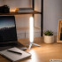 LED galda lampa grimam un filmēšanai ar 3 gaismas krāsām un regulējamu spilgtumu, 30 cm × 4 cm
