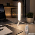 LED galda lampa grimam un filmēšanai ar 3 gaismas krāsām un regulējamu spilgtumu, 30 cm × 4 cm