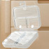 Zāļu un tablešu organizators ar 7 nodalījumiem, ceļojumu futrālis, 11cm x 7cm x 3,5cm