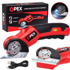 Akumulatora elektriskais ripnazis dažādu materiālu griešanai, OPEX OPX28021