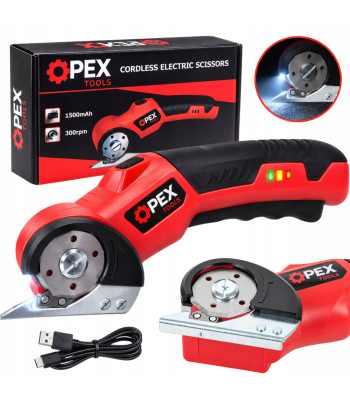 Akumulatora elektriskais ripnazis dažādu materiālu griešanai, OPEX OPX28021