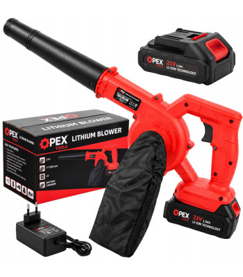 Akumulatora lapu pūtējs OPEX TOOLS, 150 W, 21 V, OPX28022