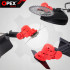 Akumulatora zāles trimmeris OPEX TOOLS ar 2 akumulatoriem un 3 griezējelementiem, 1200 W, 21 V, 105–140 cm, OPX28025