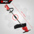 Akumulatora zāles trimmeris OPEX TOOLS ar 2 akumulatoriem un 3 griezējelementiem, 1200 W, 21 V, 105–140 cm, OPX28025