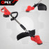 Akumulatora zāles trimmeris OPEX TOOLS ar 2 akumulatoriem un 3 griezējelementiem, 1200 W, 21 V, 105–140 cm, OPX28025