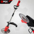 Akumulatora zāles trimmeris OPEX TOOLS ar 2 akumulatoriem un 3 griezējelementiem, 1200 W, 21 V, 105–140 cm, OPX28025