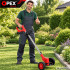 Akumulatora zāles trimmeris ar vadriteņiem, 2 akumulatoriem OPEX TOOLS OPX28025, 88–124 cm