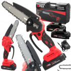 Akumulatora ķēdes zāģis OPEX TOOLS, 2 akumulatori, 21V, 6″, OPX28026