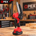 Akumulatora ķēdes zāģis OPEX TOOLS, 2 akumulatori, 21V, 6″, OPX28026