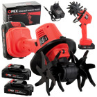 Akumulatora mini kultivators OPEX TOOLS ar 2 akumulatoriem, OPX28030, 21V, 127mm
