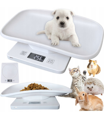 Elektroniskie svari dzīvniekiem ar LCD, 10 kg, 1 g