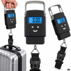 Digitālie bagāžas svari ar āķi, makšķerēšanas svari, LCD, TARE, LOCK, 50 kg, 10 g