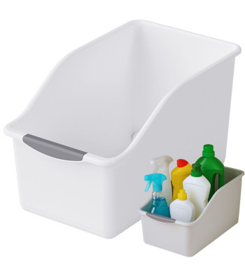 Plastmasas organizators skapītim tīrīšanas līdzekļiem un kosmētikai, 32cm x 21cm x 20cm
