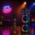 Liels bezvadu Bluetooth karaoke skaļrunis ar USB, FM radio un AUX, BT-8813