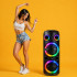 Liels bezvadu Bluetooth karaoke skaļrunis ar USB, FM radio un AUX, BT-8813