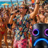 Liels bezvadu Bluetooth karaoke skaļrunis ar USB, FM radio un AUX, BT-8813