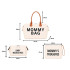 Māmiņu soma Mommy Bag, 3-in-1 komplekts ar organizatoru un kosmētikas somiņu, liela