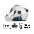 Motocikla Bluetooth interkoms ar balss asistentu Y12 Pro