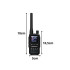 Baofeng rokas rācija ar LED lukturīti, darbības attālums līdz 20 km, 1600 mAh, UV-5R MINI