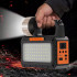 Saules kempinga lampa-lukturis ar LED, FM radio, Bluetooth un 3 spuldzēm, BLT