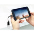 USB-C–USB-A 3.0 OTG adapteris ar pītu kabeli, 11 cm