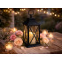 Dekoratīva LED laterna ar elektrisko sveci, 12386_CZ, 28cm x 14cm x 14cm