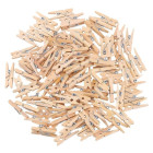 Dekoratīvie koka mini knaģi, 100 gab., 2,5 cm