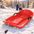 Plastmasas ragaviņas ar atzveltni, bremzēm un rokturiem, 64 × 40 × 13,5 cm