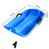 Plastmasas sniega ragavas ar atzveltni, bremzēm un rokturiem, 64cm × 40cm × 13,5cm