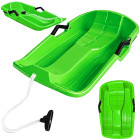 Plastmasas sniega ragaviņas ar bremzēm un vilkšanas auklu, 64 × 40 × 13,5 cm