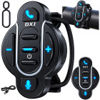 Bluetooth tālvadības pults motocikla interkomam montāžai uz stūres, IPX6
