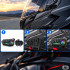 Motocikla ķiveres interkoms ar Bluetooth, mikrofonu, RGB apgaismojumu un USB-C, U10 2X