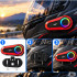 Motocikla ķiveres Bluetooth interkoms ar mikrofonu, RGB apgaismojumu un USB-C, Q08 2X