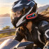 Motocikla ķiveres Bluetooth interkoms ar mikrofonu, RGB apgaismojumu un USB-C, Q08 2X