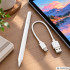 Aktīvais irbulis planšetdatoriem un tālruņiem, balts, USB-C, magnētisks