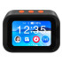 Viedais AI pulkstenis ar skārienekrānu, Bluetooth, skaļruni un LED apgaismojumu, 11,5 × 8 × 7 cm