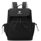 Māmiņu mugursoma ratiem ar termokabatu, melna, Babybag, 34 × 32 × 14 cm