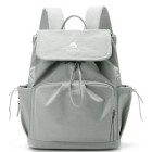 Mugursoma māmiņai Babybag ratiņiem ar termokabatu, pelēka, 34 × 32 × 14 cm