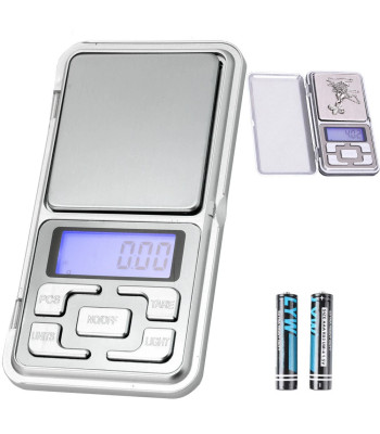 Elektroniskie juvelieru kabatas svari ar LCD displeju, 500 g, 0,01 g